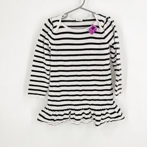Gymboree Black and White Ruffled Peplum Dress